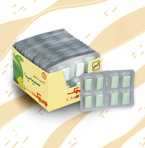 آدامس سیب چیچک8تایی